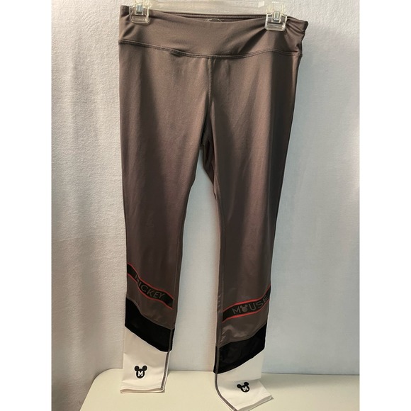 Disney Pants - Disney Women's Leggings Med Mickey Mouse Athletic yoga pants Joggers White Black